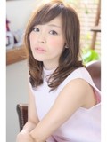 大人可愛いワンカールストレート